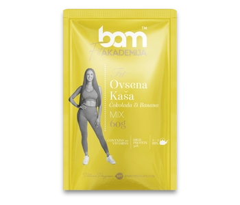 Oatmeal, čokolada in banana, 60 g
