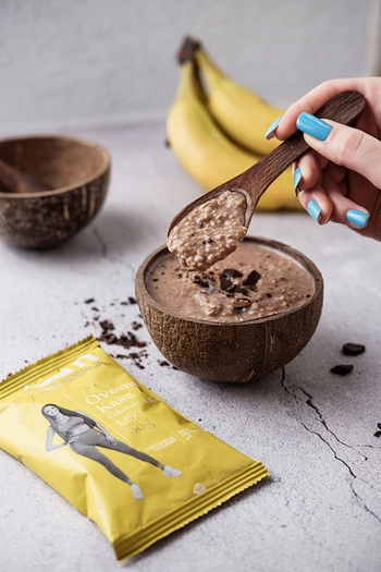 Oatmeal, čokolada in banana, 60 g