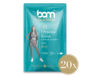 FIT Zajtrk, Čokolada in kokos, 20 kos