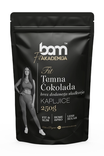 temna cokolada brez dodanega sladkorja 250 g