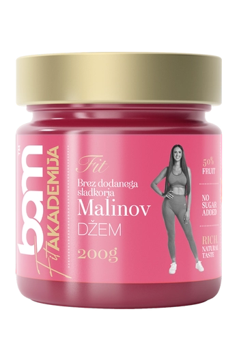 Malinov džem brez dodanega sladkorja, 200 g