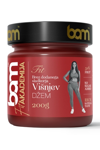 Višnjev džem brez dodanega sladkorja, 200 g