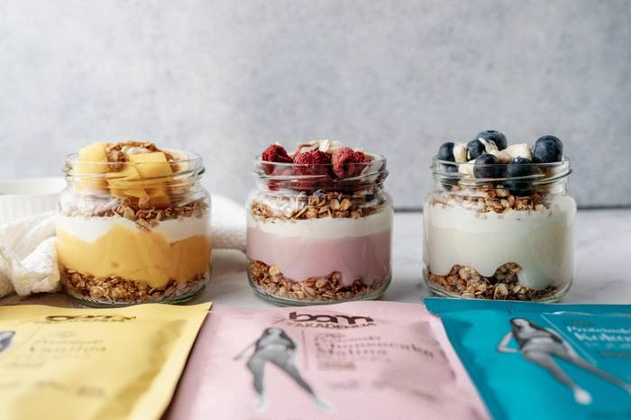 jutranje boule z bam proteinskimi pudingi