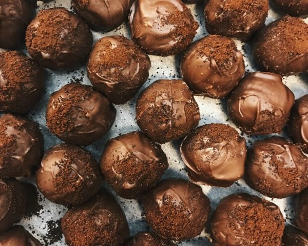 cokoladne kroglice z mascarpone polnilom